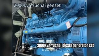 Máy phát điện Diesel loại mở Yuchai 2000KVA hiệu suất cao | Nhà sản xuất nguồn điện Prime đáng tin cậy 1600KW