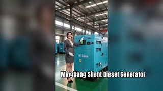 Bộ máy phát điện Diesel im lặng Mingbang: Công suất cao, vận hành cực kỳ yên tĩnh