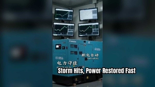 Mất điện do thời tiết khắc nghiệt | Máy phát điện dự phòng MBKL POWER khôi phục trạm khí tượng quan trọng