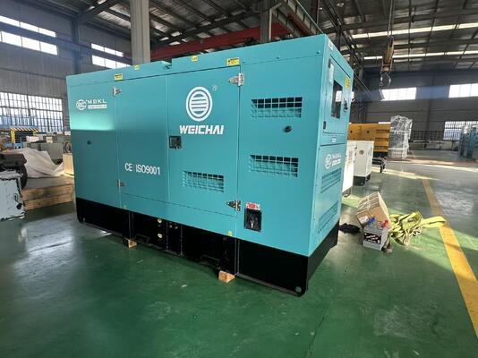 Giá tốt. Bộ máy phát điện diesel âm thầm Weichai hiệu suất cao 112KW (140KVA), lý tưởng cho các ứng dụng khu vực nhạy cảm với tiếng ồn trực tuyến
