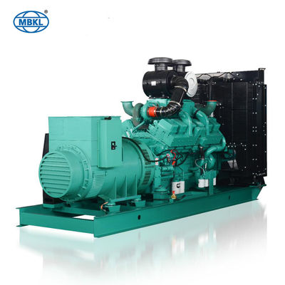 KTA19-G3 Động cơ mở 400kw Diesel Generator Tiếng ồn thấp 500KVA loại im lặng