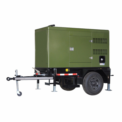 Trạm di động 460KW 575KVA Máy phát điện diesel kiểu xe kéo với động cơ Cummins KTAA19-G6